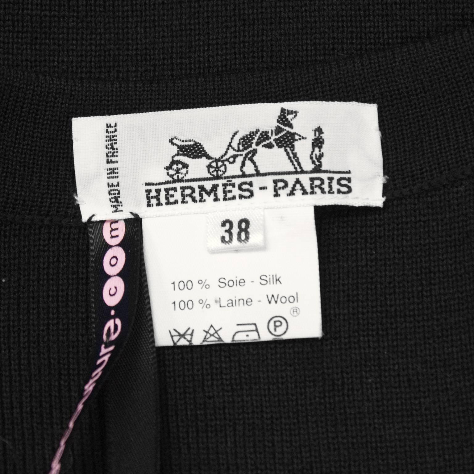 Gilet en tricot et soie Hermès des années 1990  Unisexe en vente