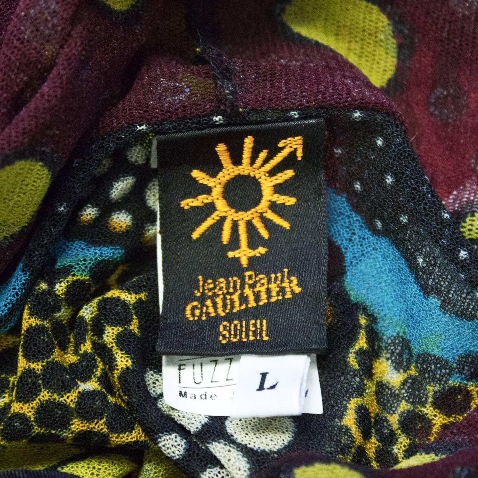 2000's Gaultier Soleil Tie Front Blouse  1