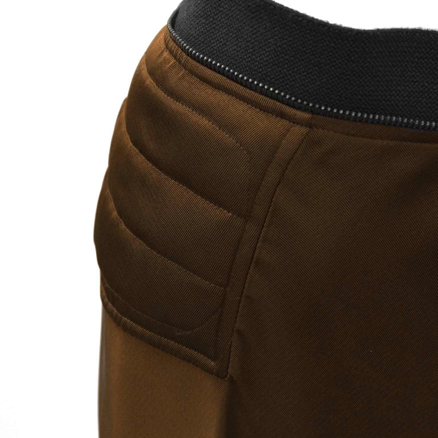 maxi skirt brown