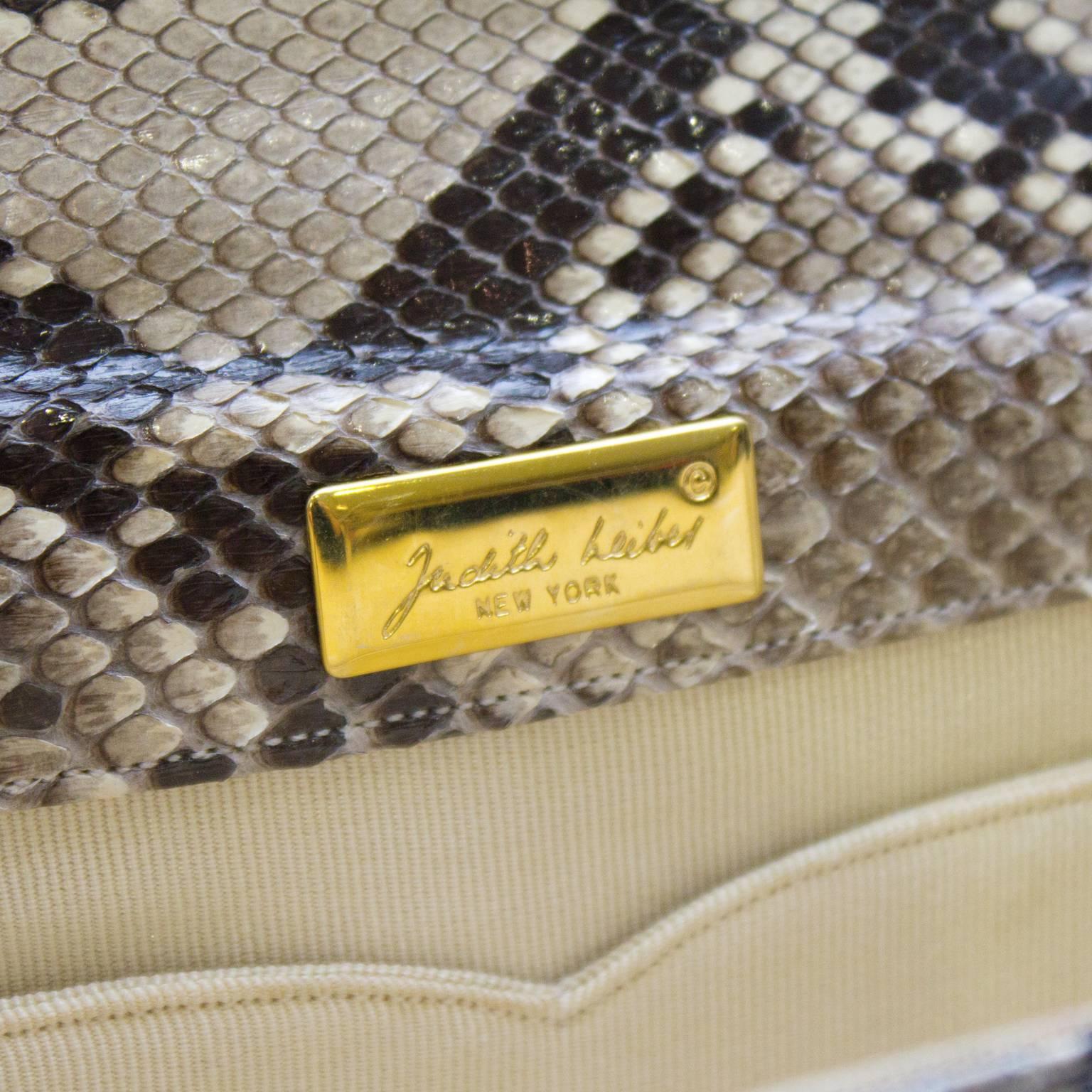 Women's 1980's Judith Leiber Python Handbag