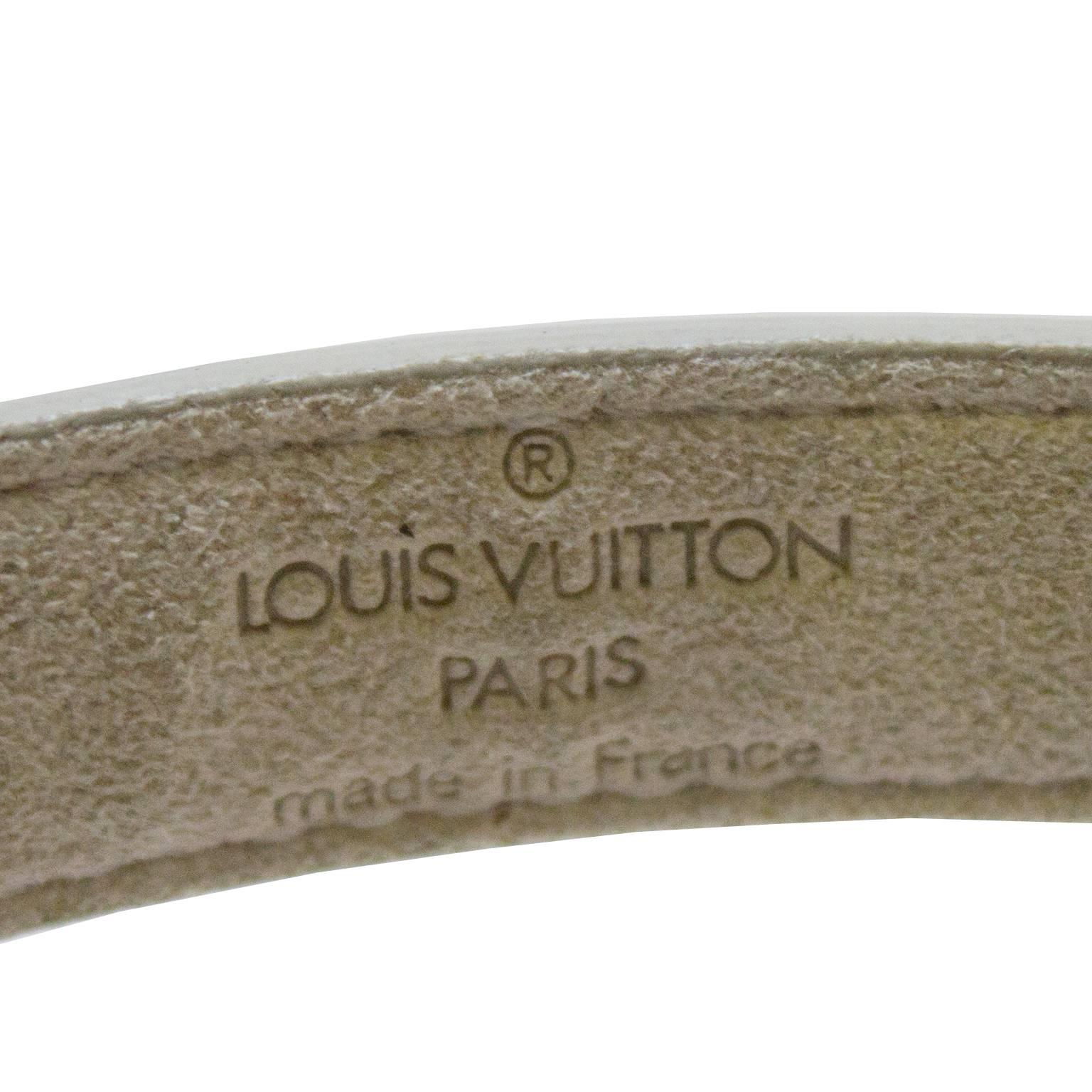 Bracelet Good Luck en caoutchouc de Louis Vuitton des années 2000 Unisexe en vente