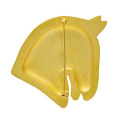 Hermes Horse Motif Pin