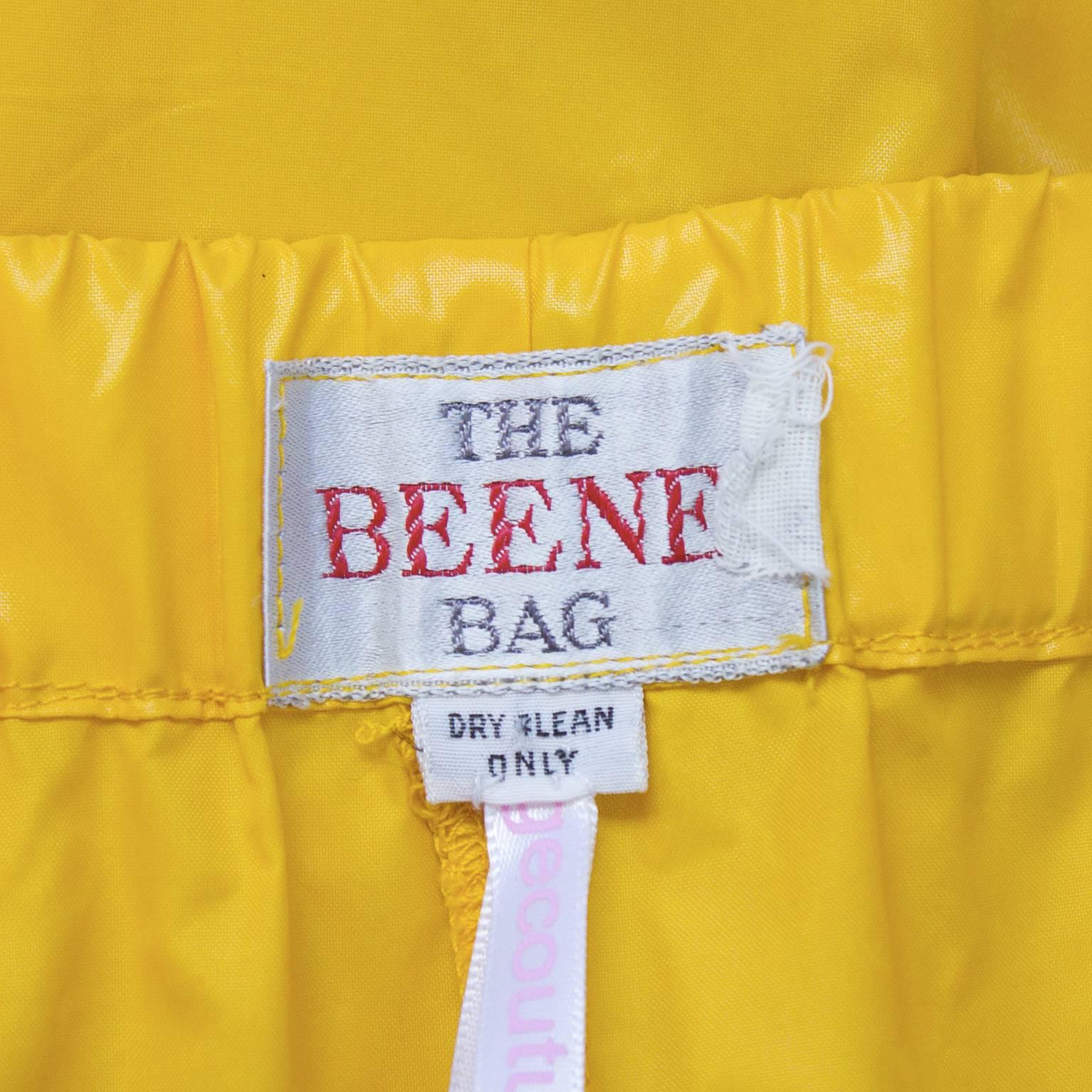 1970's The Beene Bag Yellow Windbreaker Outfit 3