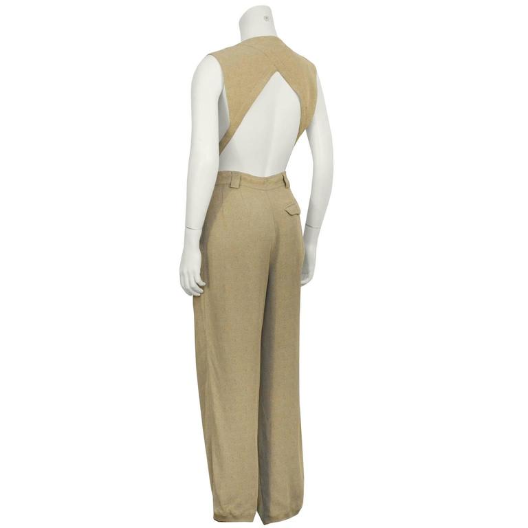 1980's Giorgio Armani Early Deconstructed Pant Set at 1stdibs