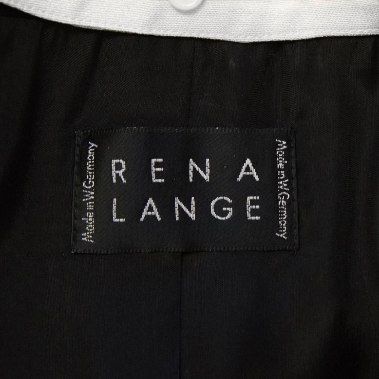 1980's Rena Lange Black Boucle Jacket 3