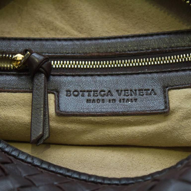 Black Bottega Veneta Medium Intrecciato Hobo Bag