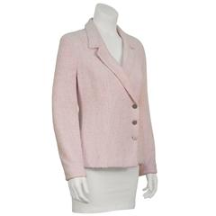 2000 Chanel Identification Baby Pink Jacket