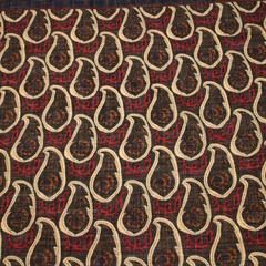 1980's Yves Saint Laurent YSL Wool Boteh Scarf