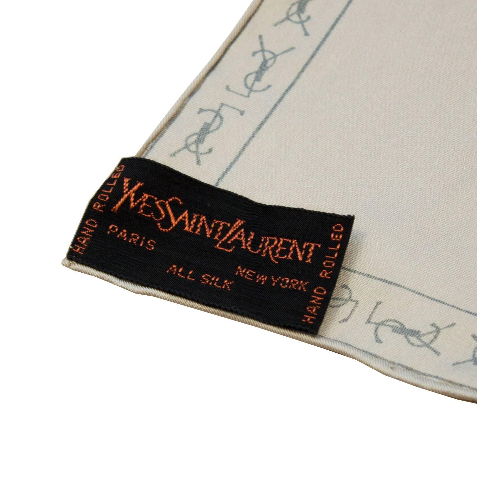 ysl pocket square