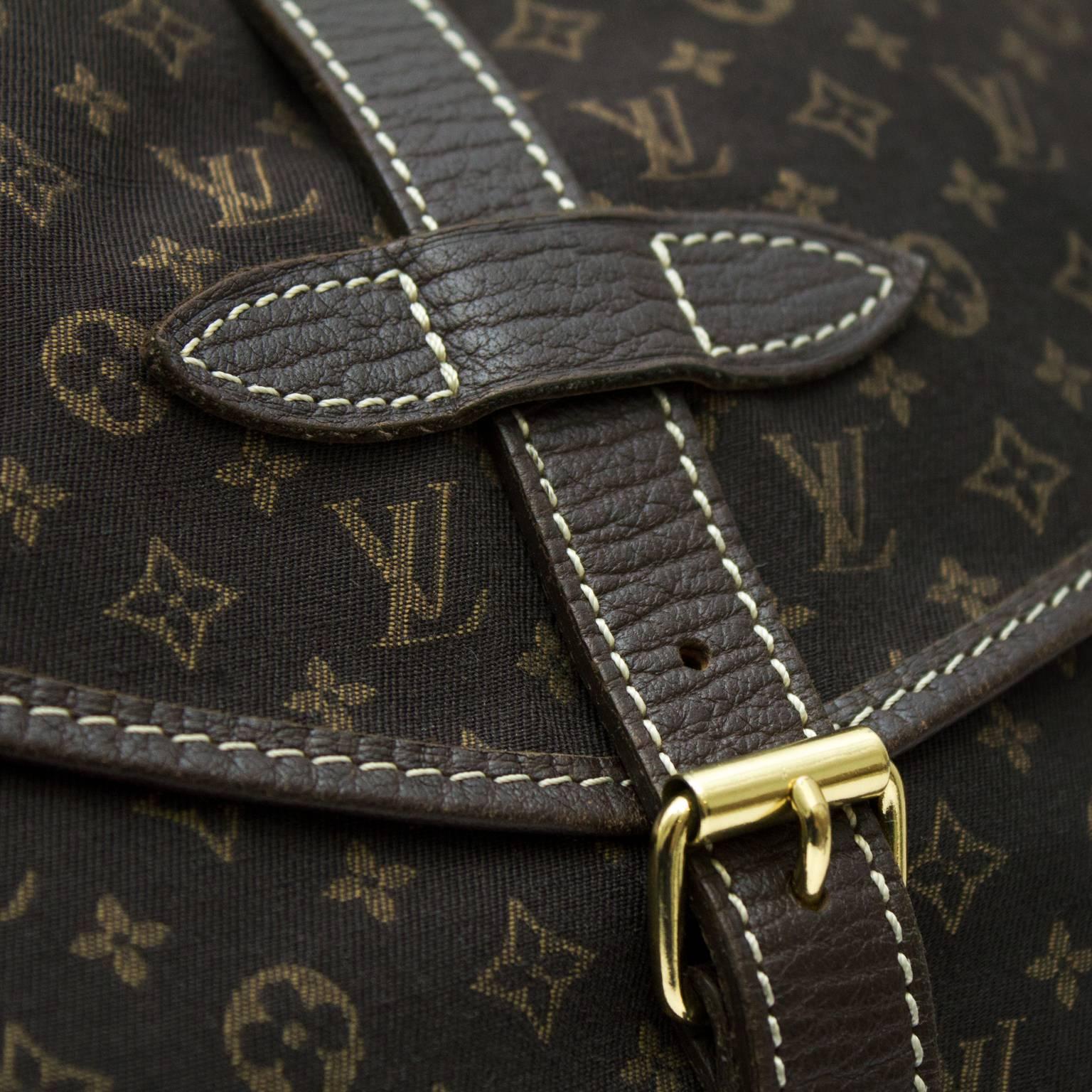 2000's Louis Vuitton Saumur 30m Double Saddle Bag In Excellent Condition In Toronto, Ontario