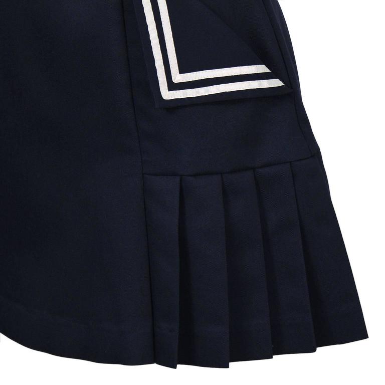 1960's Lily’s of Beverly Hills Navy Poly-Cotton Tennis Skirt In Excellent Condition In Toronto, Ontario