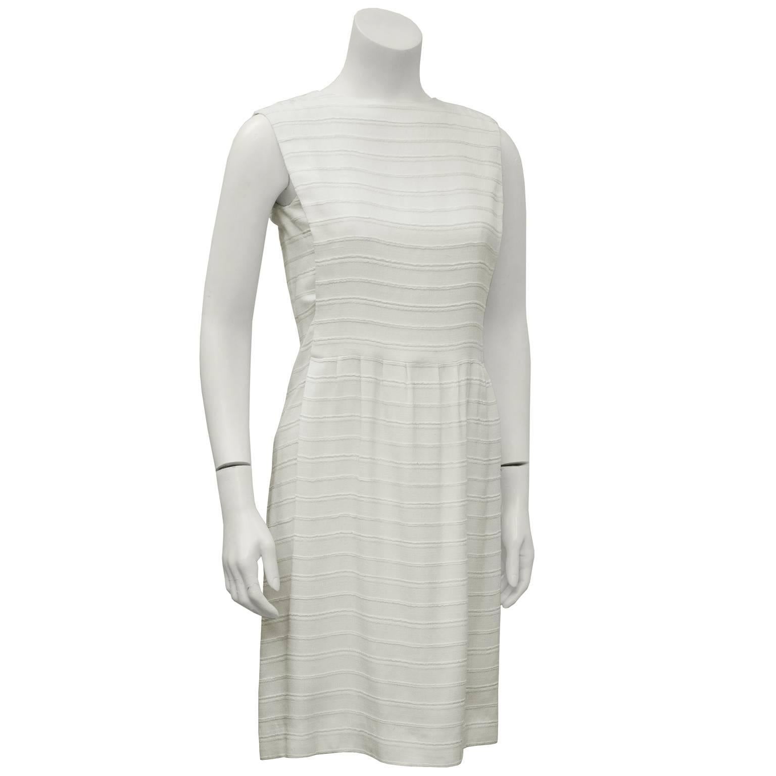 Abito e cappotto anni '60 di Nina Ricci in bianco e nero In condizioni ottime in vendita a Toronto, Ontario