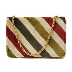 1960's Joseph Larose Velvet Bag and Shoe Set