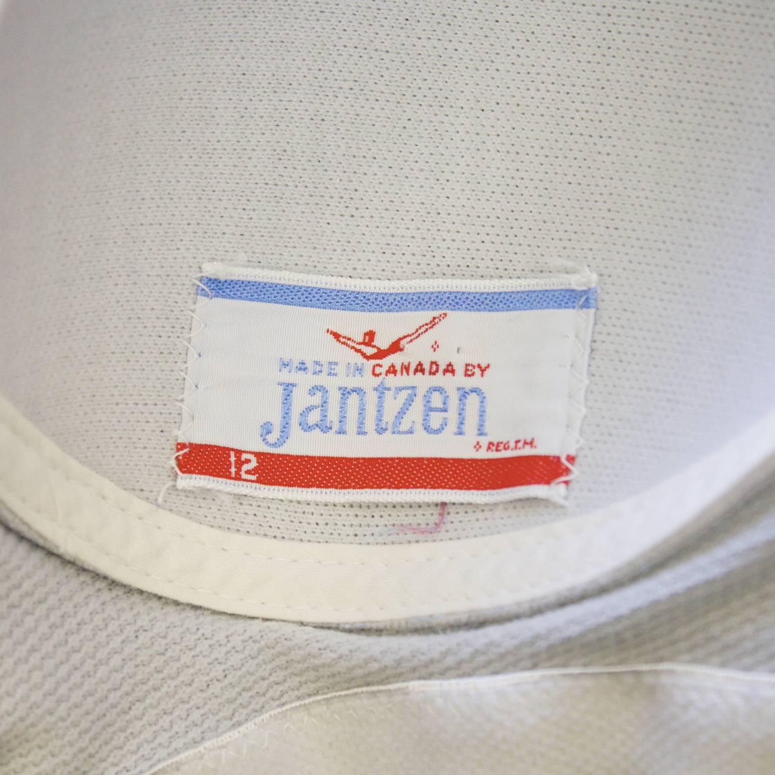 Brauner einteiliger Polyester-Badeanzug von Jantzen aus den 1960er Jahren im Zustand „Hervorragend“ im Angebot in Toronto, Ontario