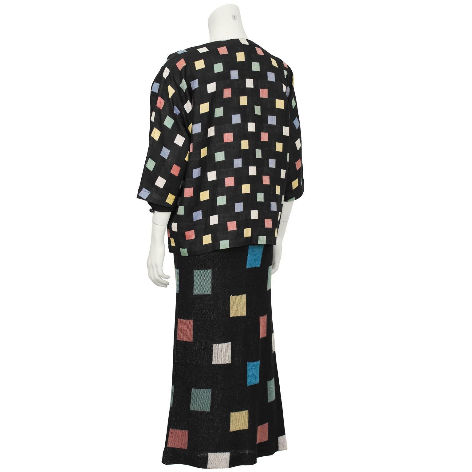 Black 1970’s Missoni Linen & Cotton Knit Ensemble