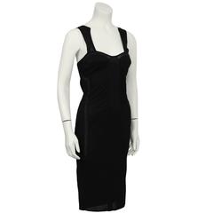 2000's Gucci Black Mesh Dress