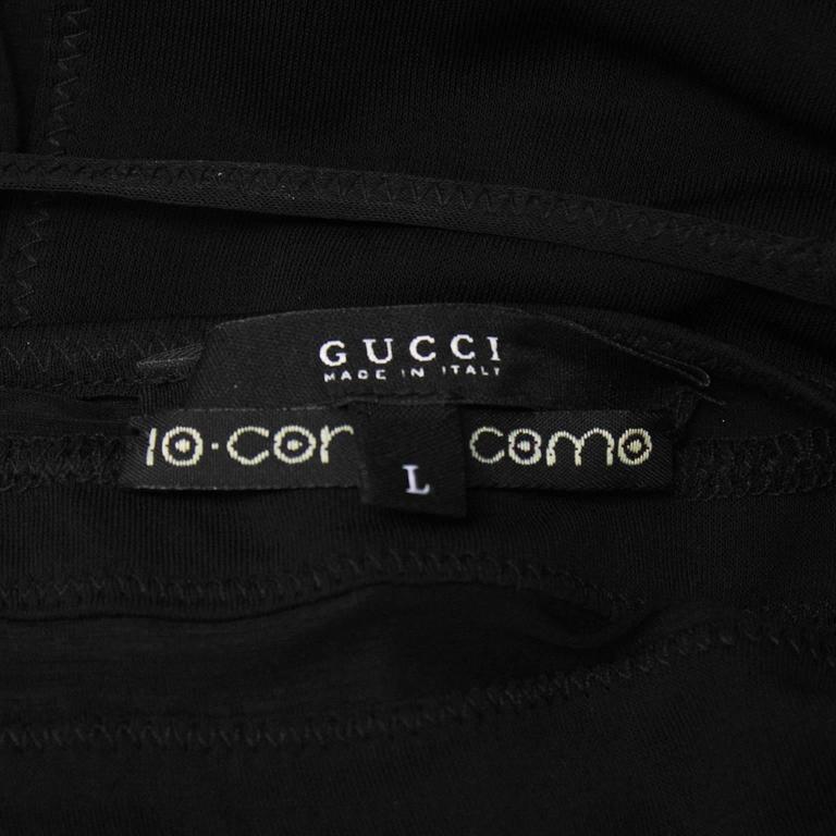 2000's Gucci Black Mesh Dress For Sale at 1stDibs | gucci mesh dress