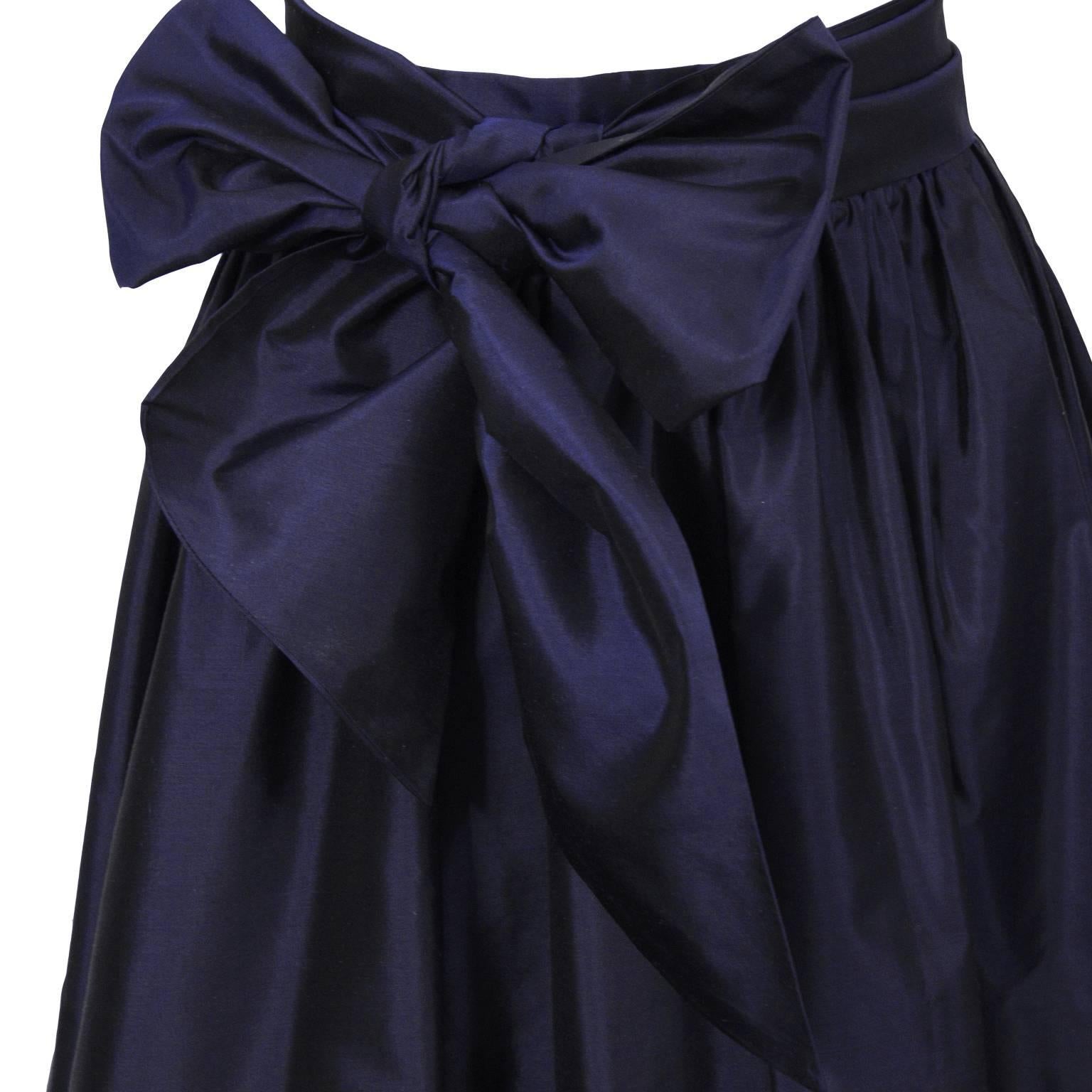taffeta ball gown skirt