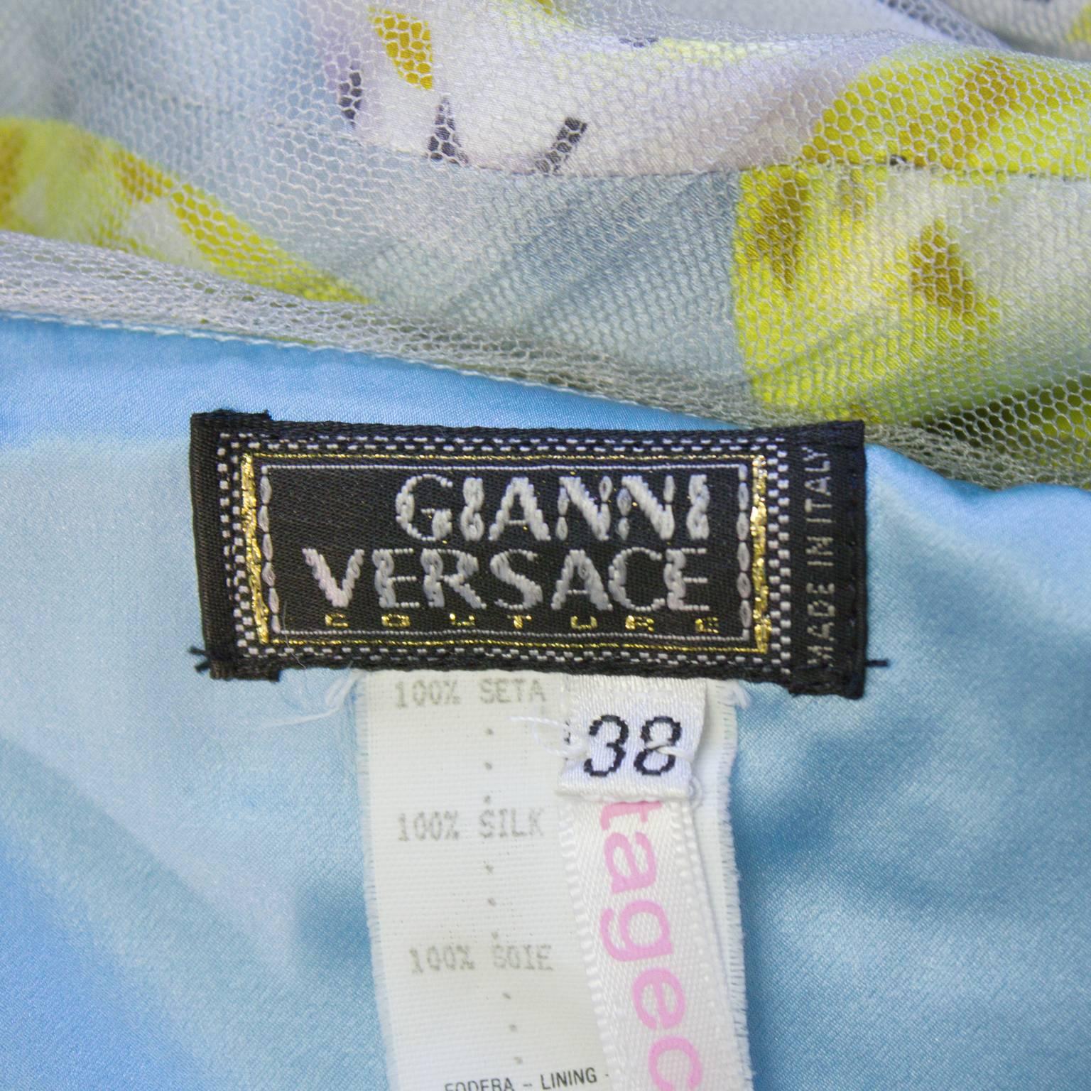 Women's 1990's Gianni Versace Print Halter Dress