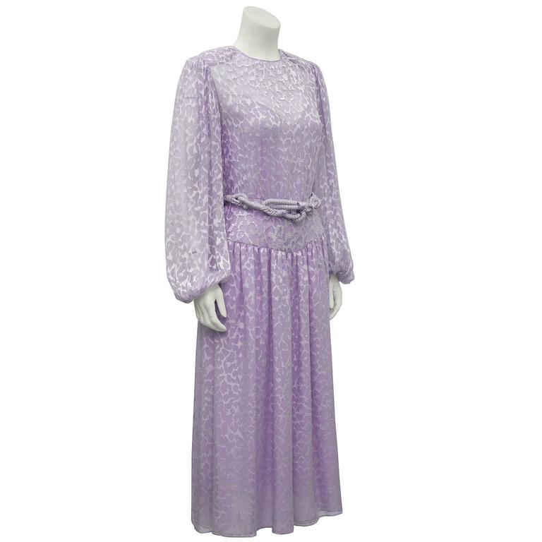 white christmas dresses Lavender Chiffon Maxi Dress Sleeveless Lined | Bridesmaid main image 1