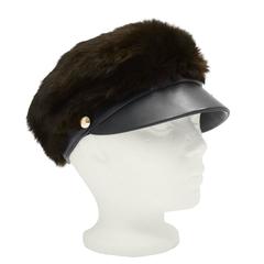 1960's Madcaps for Bonwit Teller Mink and Leather Cap 8