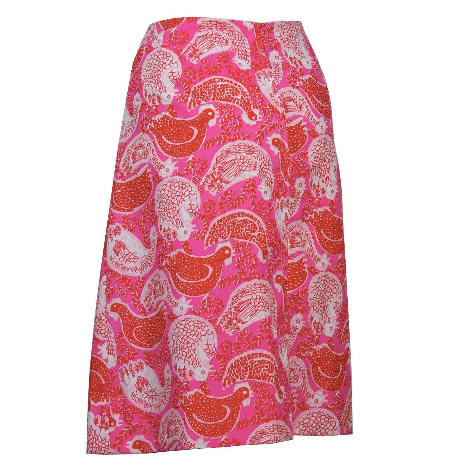 lilly pulitzer pink skirt