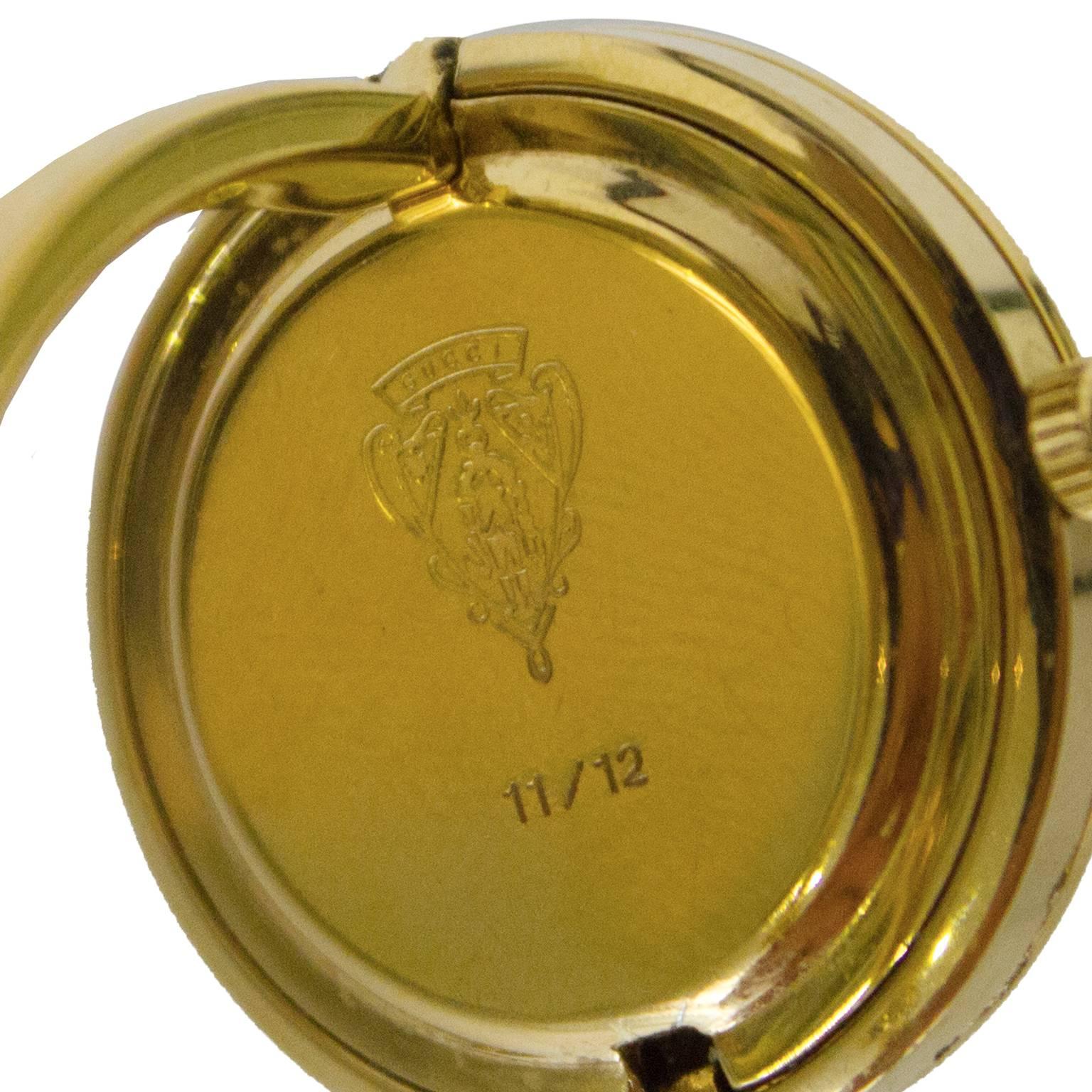 1970's Gucci Interchangeable Bezels Watch In Excellent Condition In Toronto, Ontario
