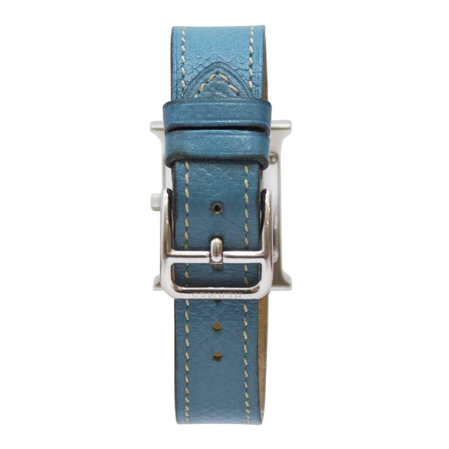 hermes blue watch