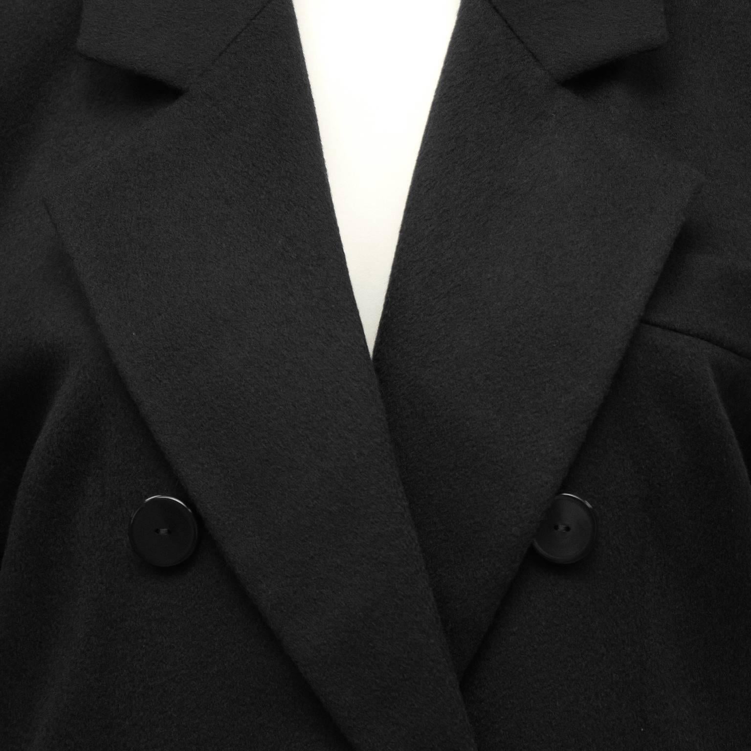 black cashmere blazer