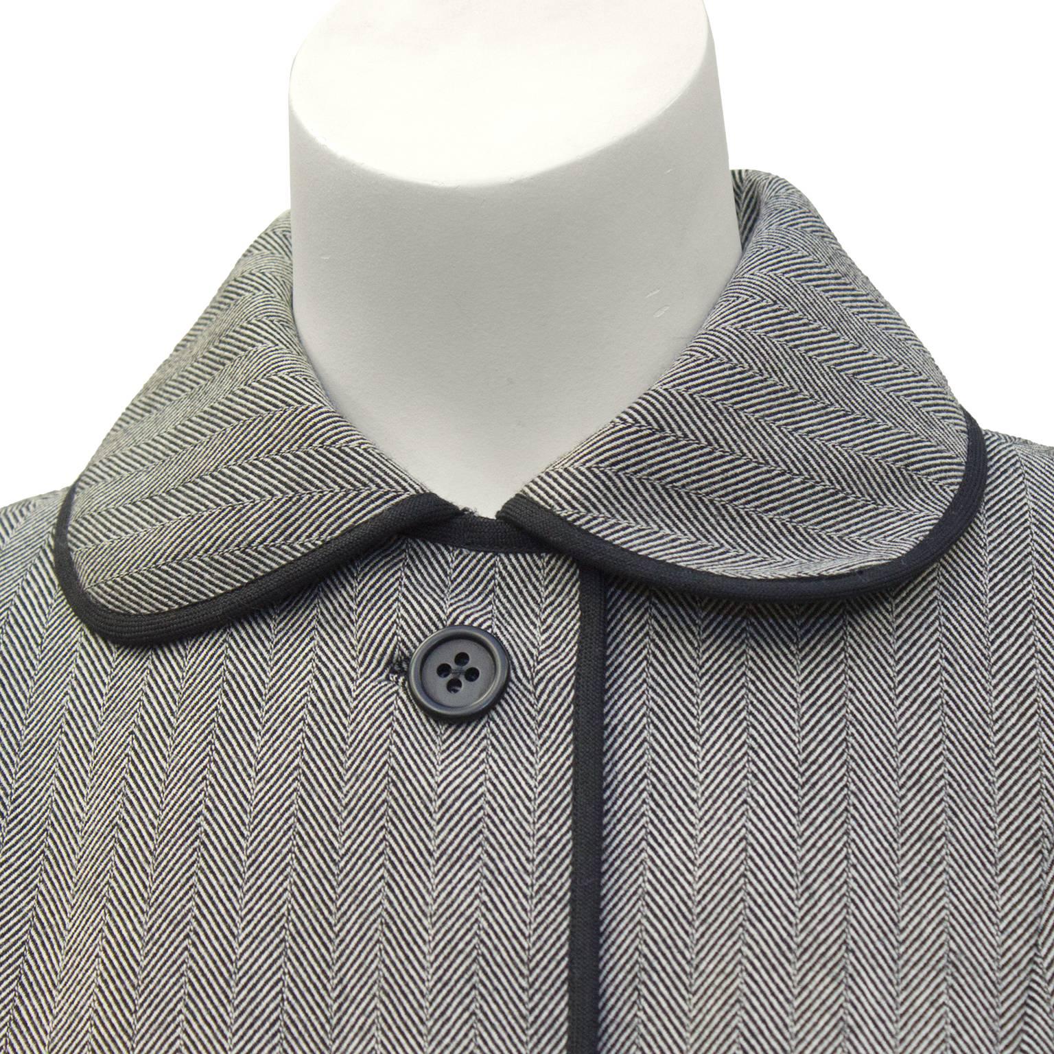 1960's Geoffrey Beene Herring Bone Dress For Sale 1