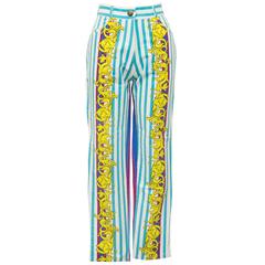 1980's Stretch Jean Style Patterned Pant 6