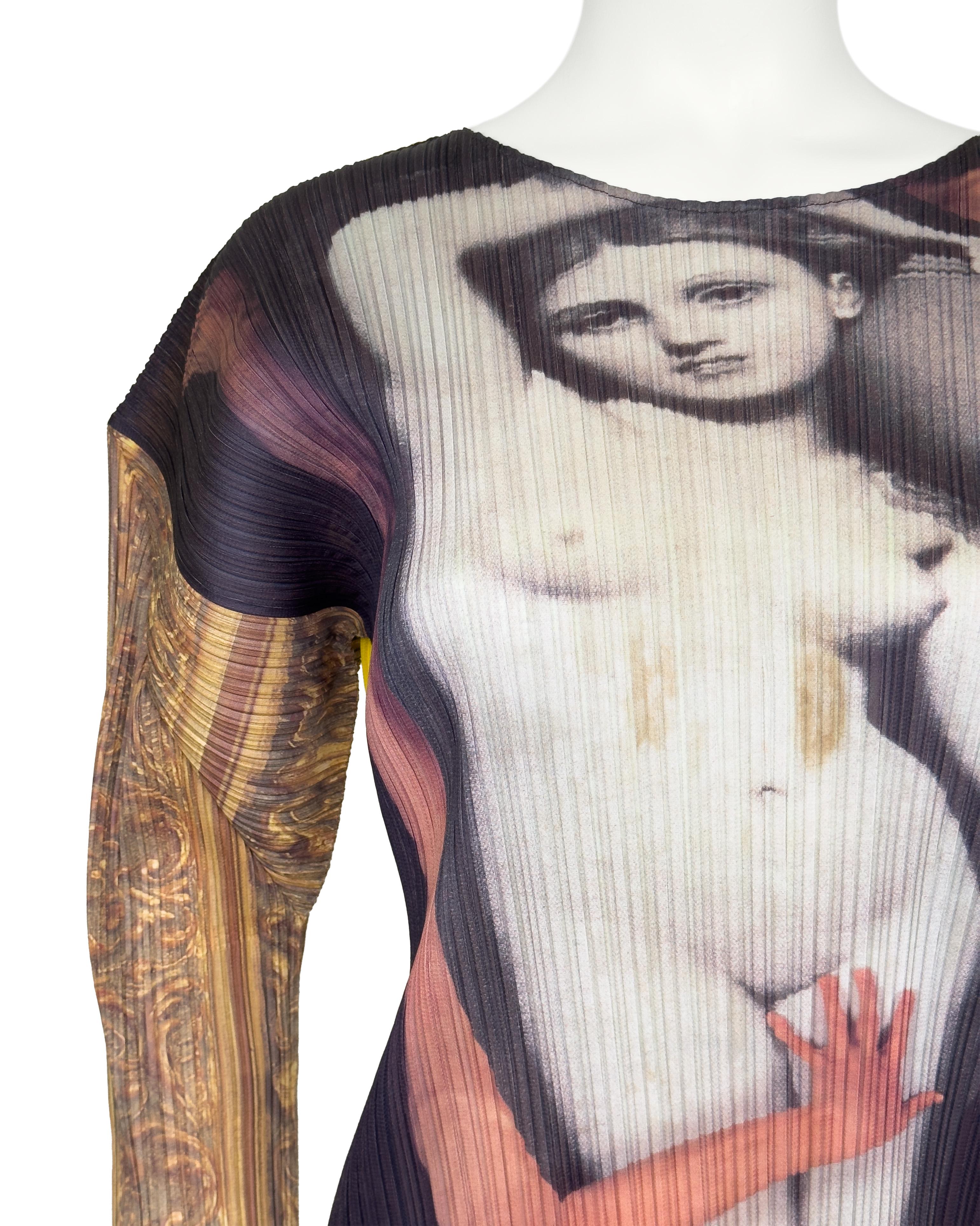 A/I 1996-97 Pleats Please Issey Miyake Artist Series No.1 Yasumasa Morimura Top In condizioni buone in vendita a Toronto, Ontario