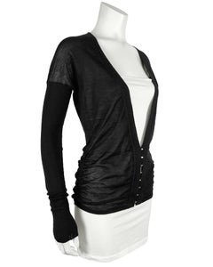 1990's Gucci Black V-neck Knit Cardigan