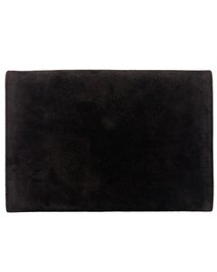 1980's Hermes Brown Suede Rio Envelope Clutch