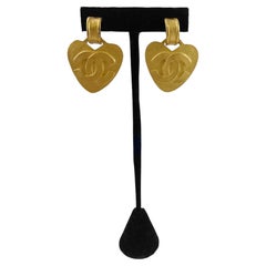 Boucles d'oreilles clip « Heart » de la collection 95P de Chanel
