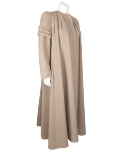 1980's Giorgio Armani Black Label Alpaca and Wool Maxi Coat