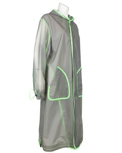 Y-3-Adidas by Yohji Yamamoto: chubasquero transparente con capucha