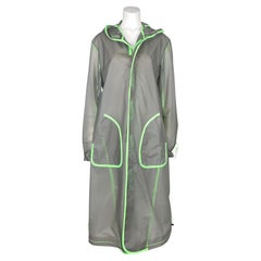 Y-3-Adidas by Yohji Yamamoto Transparent Hooded Rain Coat