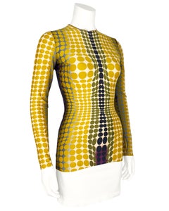 1996 Jean Paul Gaultier Yellow and Green Cyberbaba Collection