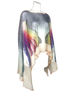 Jean Paul Gaultier 2005 Archival "Surrealist Hands" Kaftan Top