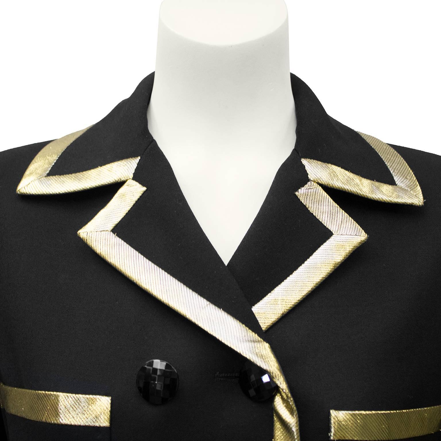 black and gold school uniform