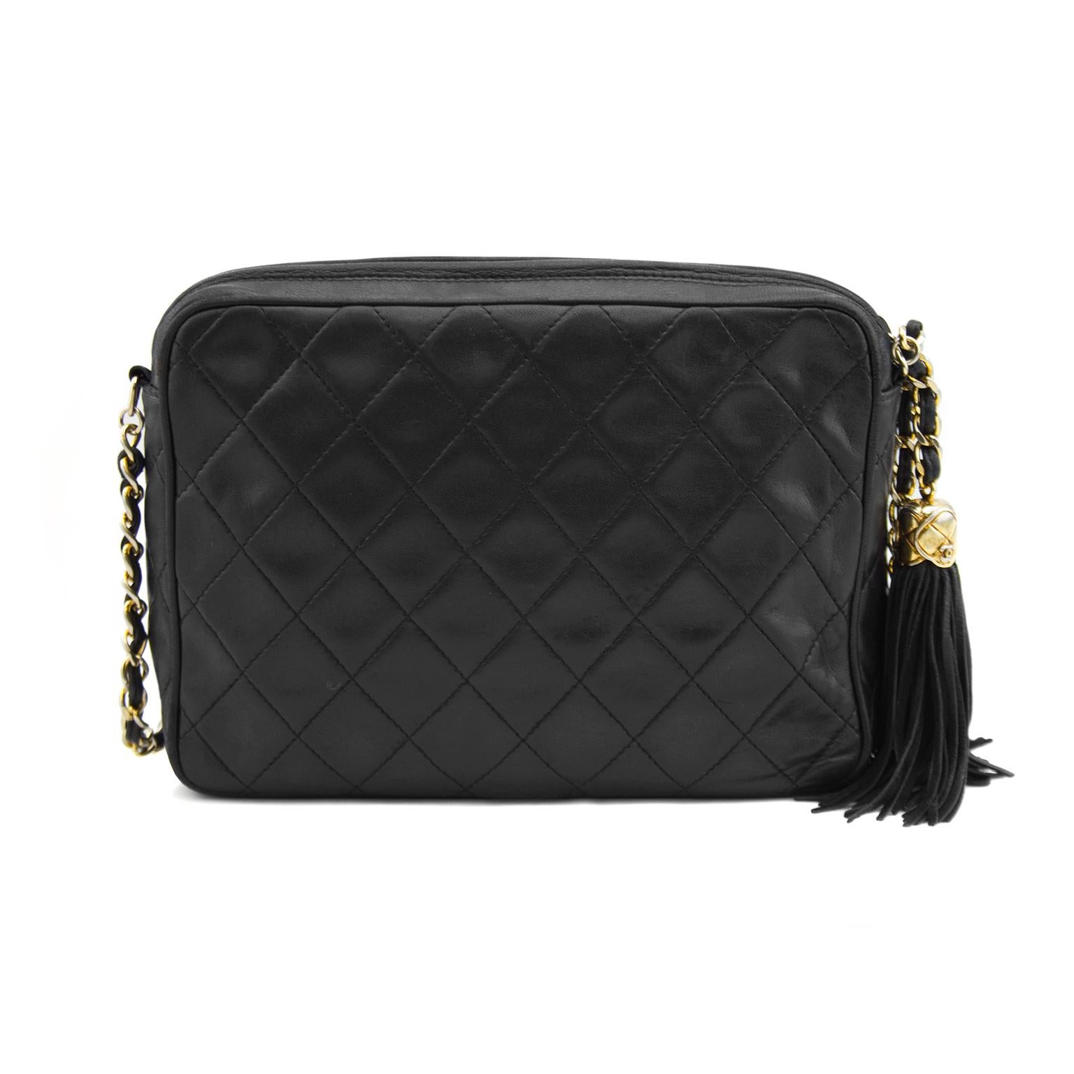 chanel twin pocket camera bag