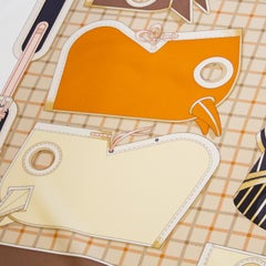 1980s Hermes 'Camails' Silk Scarf