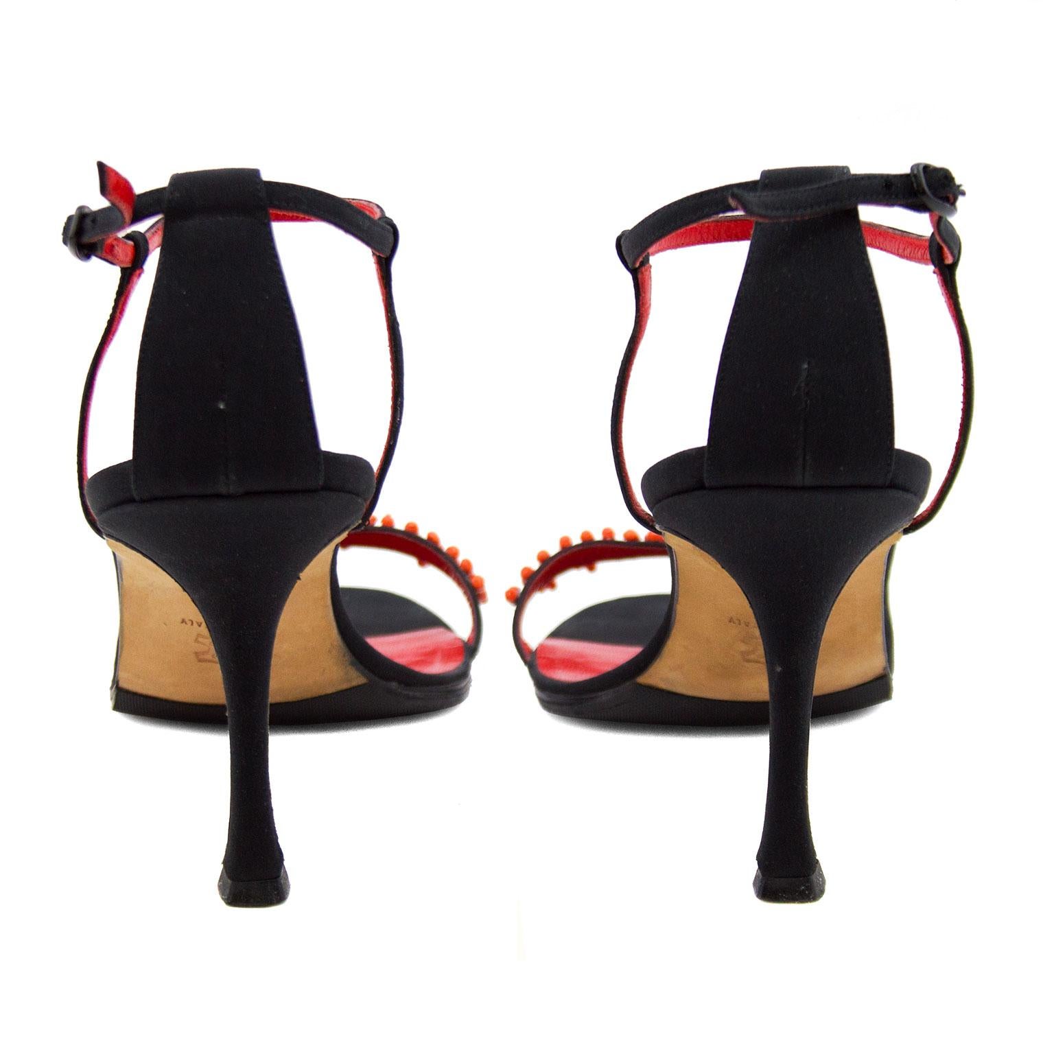 coral ankle strap heels