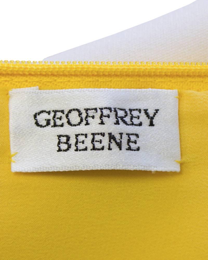 1980's Geoffrey Beene Cream and Jewel Tone Silk Gown 1