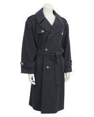 1980s Celine Grey Wool Coat