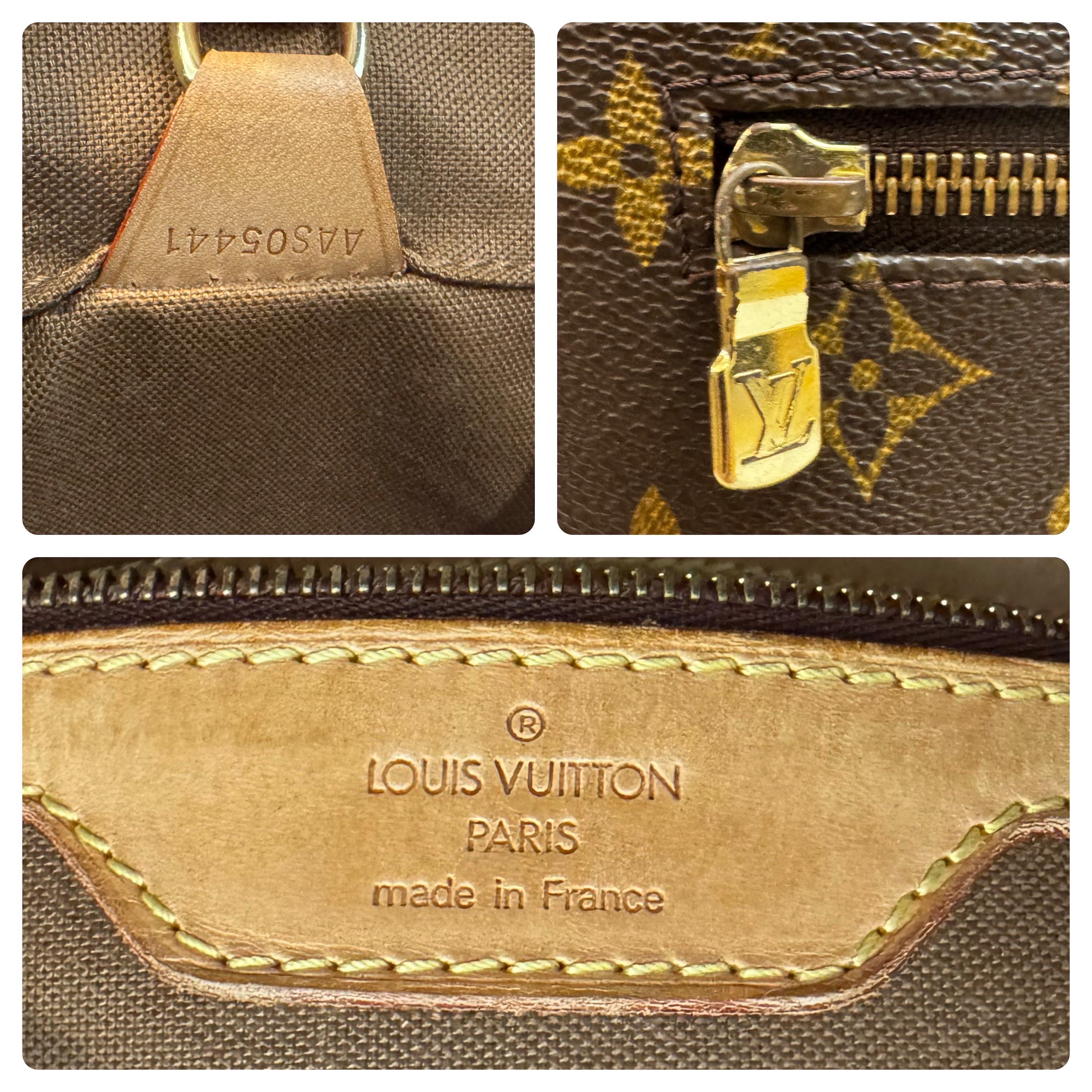 Vintage LOUIS VUITTON Monogram Canvas Dersou Messenger Bag Brown Custom-Made 4