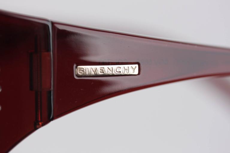 GIVENCHY wrap POLARIZED sunglasses SGV569S col.Z90 brown WOMENS MINT