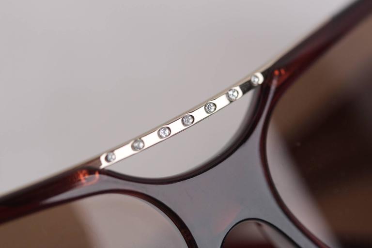 GIVENCHY wrap POLARIZED sunglasses SGV569S col.Z90 brown WOMENS MINT