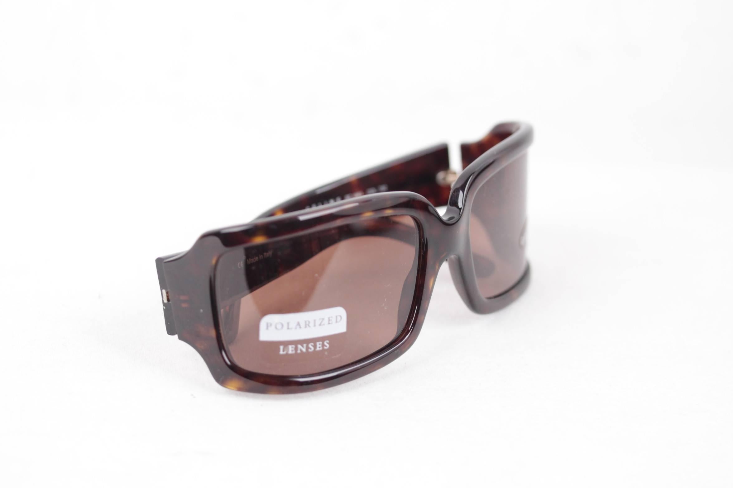 CELINE PARIS braun schildpatt SONNENBRILLE SC 1561 col 722 AUGENBEDINGUNGEN polarisierte Linse 4